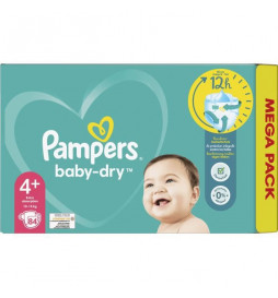 PAMPERS Baby-Dry Taille 4+...