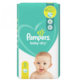 PAMPERS Baby-Dry Taille 2,...