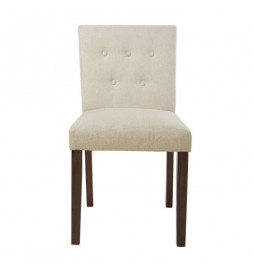 Chaise en tissu Beige et...
