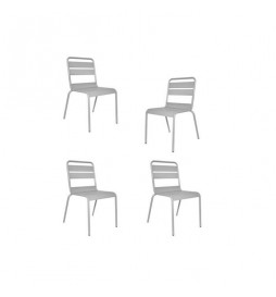 Lot de 4 chaises de jardin...