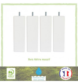 Jeu de pieds carrés L 6 cm...