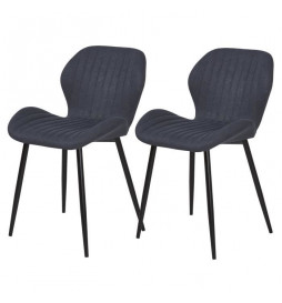 PORTO Lot de 2 chaises -...