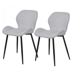 PORTO Lot de 2 chaises -...