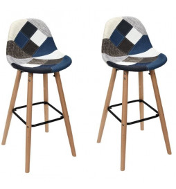 Lot de 2 Tabourets de bar -...