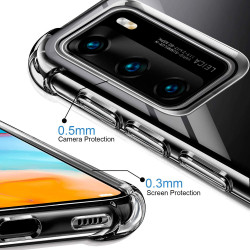 Coque Silicone Anti-Chocs HUAWEI P40 Transparente Protection Gel Souple