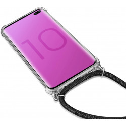 Coque avec Cordon pour "SAMSUNG Galaxy S10+ PLUS" Silicone Airbags Transparente