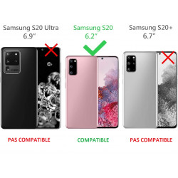Coque avec Cordon pour "SAMSUNG Galaxy S20" Silicone Airbags Transparente