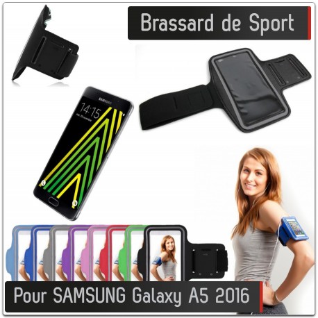 Brassard Sport SAMSUNG Galaxy A5 2016 pour Courir Respirant Housse Etui coque T6