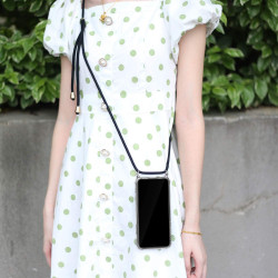 Coque avec Cordon pour "IPHONE 7" APPLE Silicone Airbags Transparente