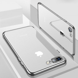 Coque Silicone Bord pour "IPHONE 7" APPLE Bumper Fine Transparente