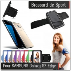 Brassard Sport SAMSUNG Galaxy S7 Edge pour Courir Respirant Housse Etui coque T6