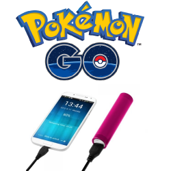 Batterie Chargeur Externe Universel Power Bank POKEMON GO 2600mAh avec Cable USB/Mirco USB Secours