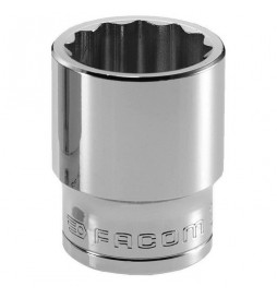 Douille 1/2 12 pans 25 mm...