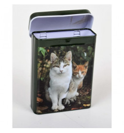 CHATS boites en métal -...