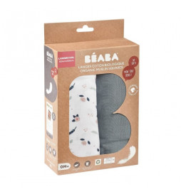 BEABA, Boîte 2 LANGES 120cm...