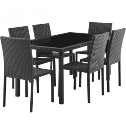 Ensemble repas de jardin -...