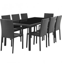 Ensemble repas de jardin -...