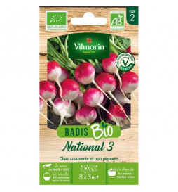 Radis National 3 bio Vilmorin