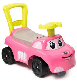 SMOBY - Porteur auto Rose -...