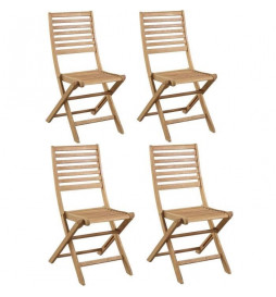 Lot de 4 chaises de jardin...