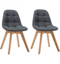 ANYA Lot de 2 chaises de...