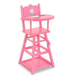 COROLLE - Chaise haute rose...