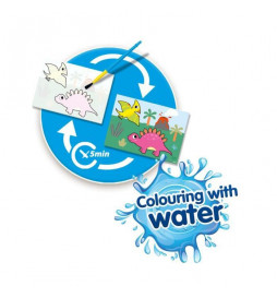 Coloriage a l'eau - Dinos