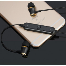 Ecouteurs Bluetooth Anneau avec Telecommande pour Smartphone Sans Fil Bouton Son Kit Main Libre INTRA-AURICULAIRE Universel