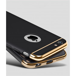 Coque 3 en 1 Anti-choc pour IPHONE 7 & 8 APPLE Protection Rigide Plaque Brillant (NOIR/OR)