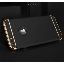 Coque 3 en 1 Anti-choc pour IPHONE 7 & 8 APPLE Protection Rigide Plaque Brillant (NOIR/OR)