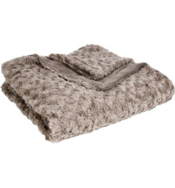 Plaid a fourrure Bouclée -...