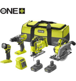 RYOBI Pack 4 outils :...