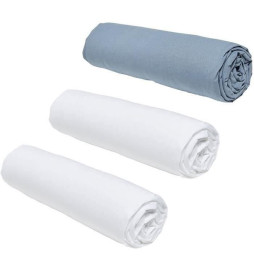 Lot de 3 draps housses...