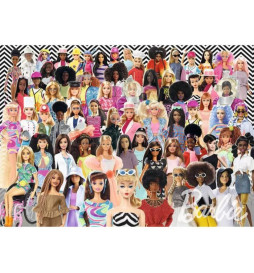 Puzzle 1000 p Barbie