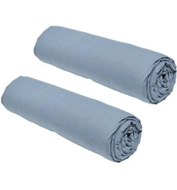 Lot de 2 draps housses...