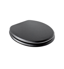 ABATTANT LINE NOIR / CHROME...