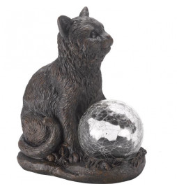 Chat Mystic et Globe craquelé