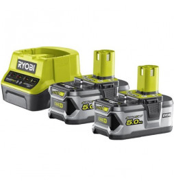 2 batteries lithium+ 18V -...