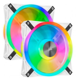CORSAIR QL140 RGB Blanc,...