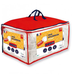 Pack couette 140x200 cm + 1...