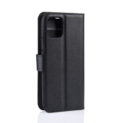 Coque Portefeuille pour "IPHONE 11" APPLE Simili-cuir Rabat Protection (NOIR)