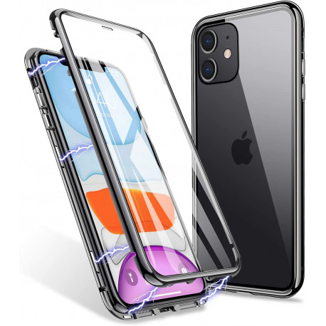 Coque Verre Trempe pour "IPHONE 12 Mini" Magnetique Transparente Protection Integrale