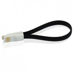 Mini Cable Aimanté pour IPHONE 8 Chargeur Connecteur Lighting USB APPLE Magnet Porte-Clefs 25cm