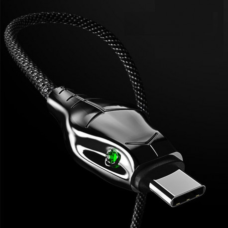 Cable Chargeur Ultra Rapide 1m Type C Cobra pour Smartphone Android Very Fast Charge 5A (NOIR) Cable Chargeur Ultra Rapide 1m Type C Cobra pour Smartphone Android Very Fast Charge 5A (NOIR)