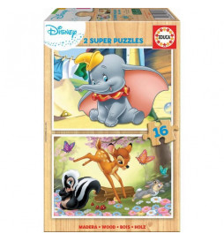 EDUCA - Puzzle - 2x16 BOIS...