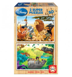 Puzzles 50 pieces en Bois...