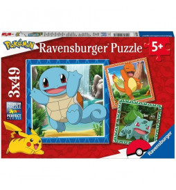 Puzzles 3x49 p Pokémon
