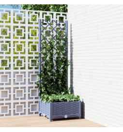 Jardinière avec treillis...