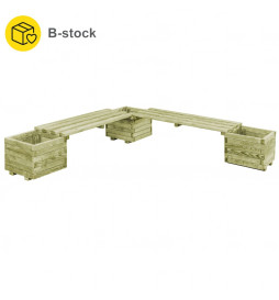 Banc à jardinière B-Stock...