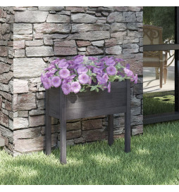 Jardinière Gris 70x31x70 cm...